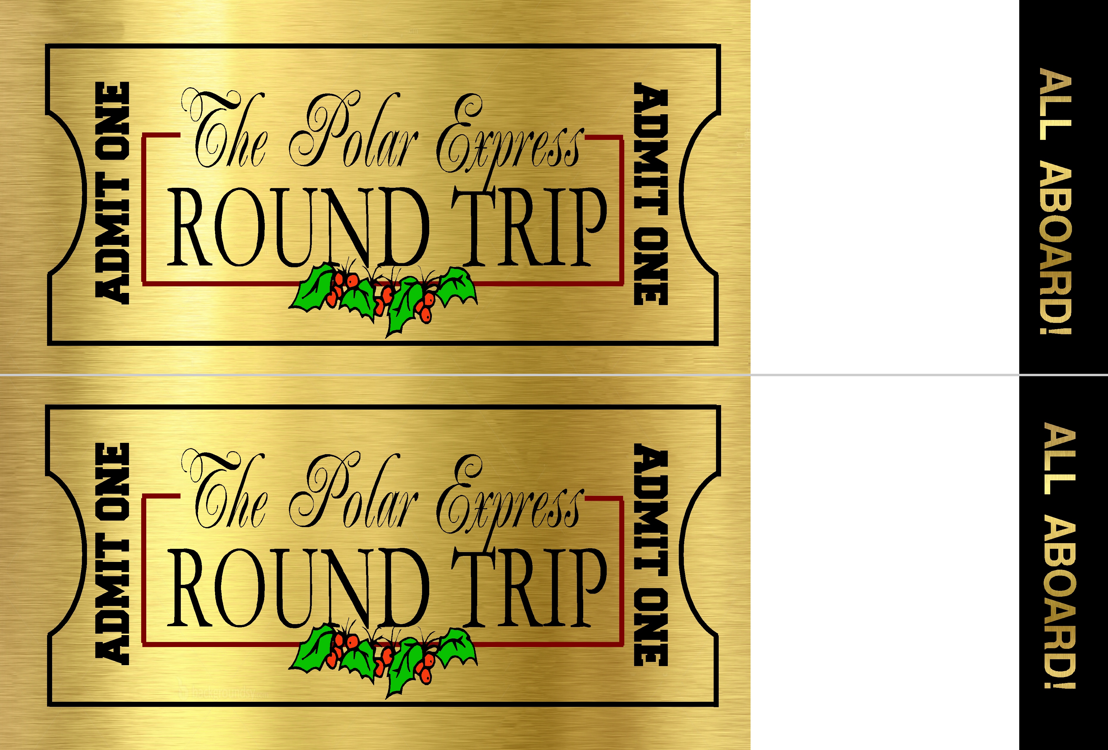 Polar Express Train Ticket Printable Prntbl concejomunicipaldechinu 